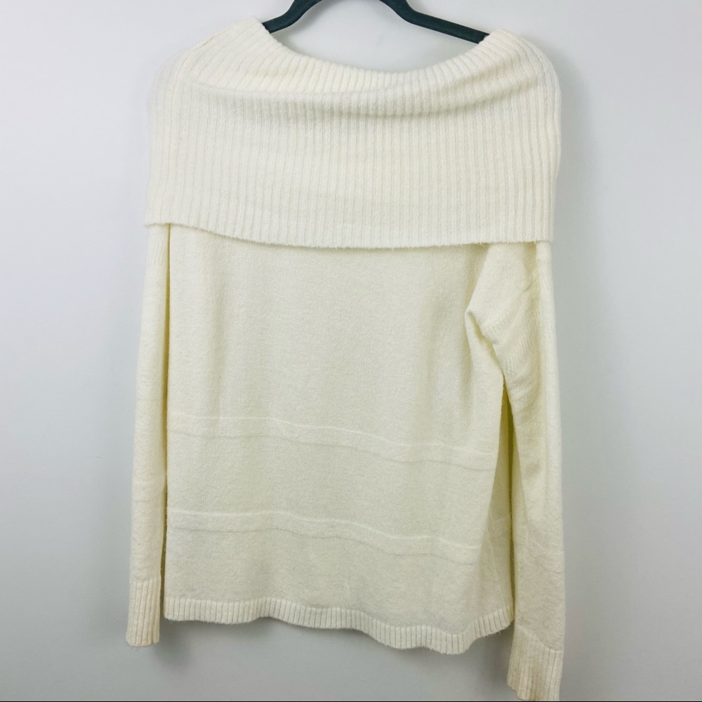 Banana Republic Cream Cowl Neck Sweater, Sz Small